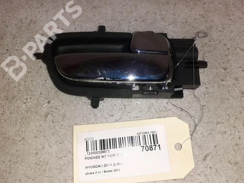 Used Front right interior door handle Front right interior door handle HYUNDAI i20 I (PB, PBT) 1.2 (86 hp) 10682582 10682582
