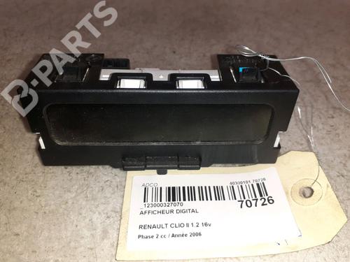 Used Display monitor Display monitor RENAULT CLIO II (BB_, CB_) 1.2 16V (BB05, BB0W, BB11, BB27, BB2T, BB2U, BB2V, CB05,... (75 hp) 10682470 10682470