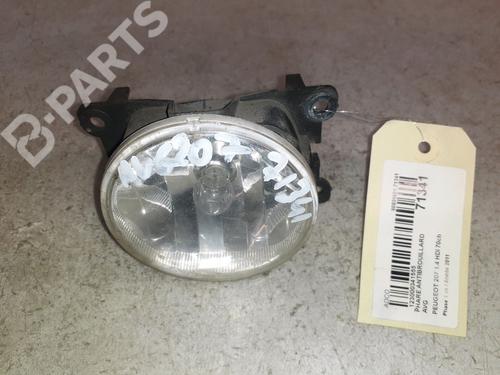 Used Left front fog light Left front fog light PEUGEOT 207 (WA_, WC_) 1.4 HDi (68 hp) 11188175 11188175