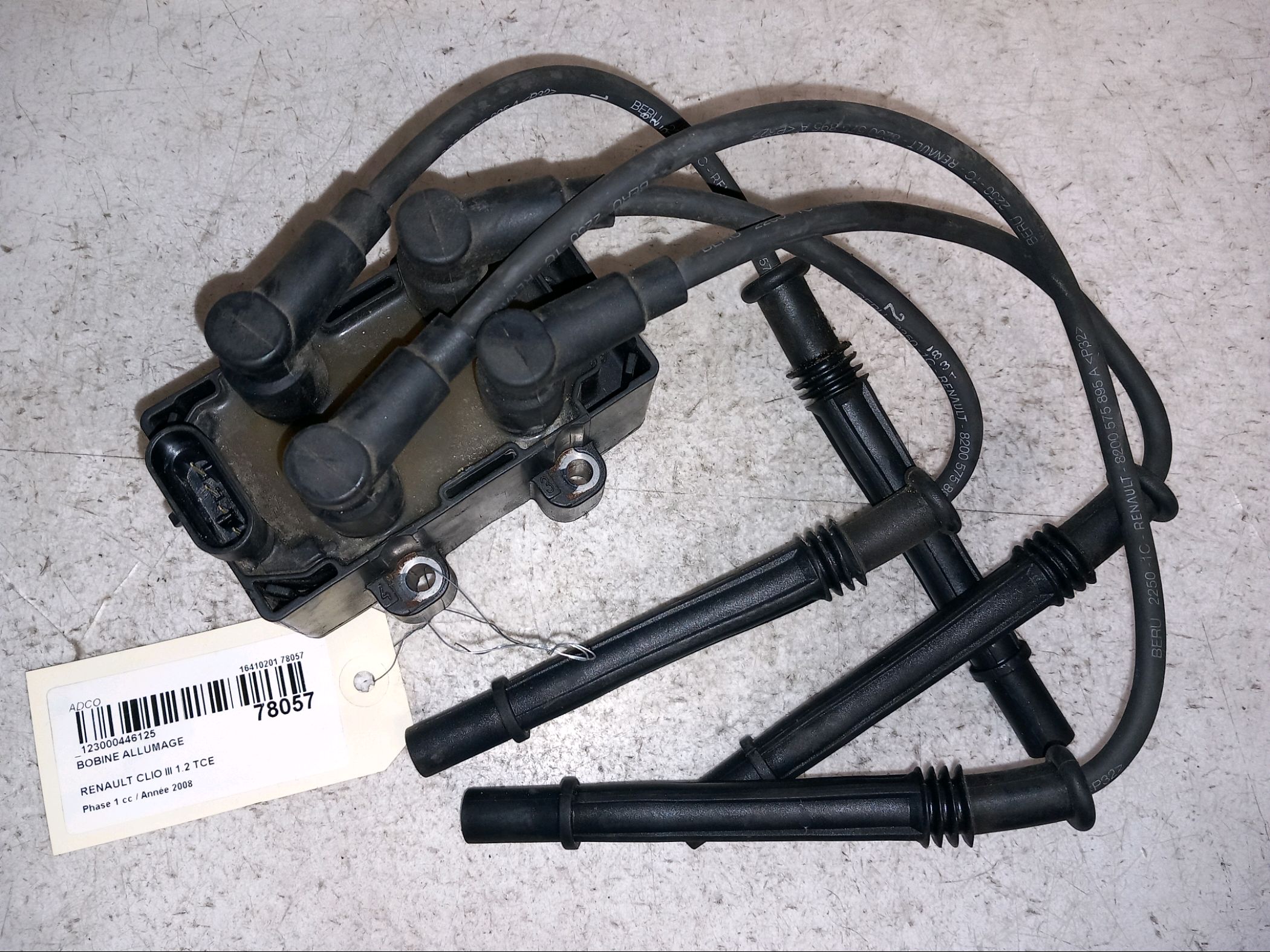 Bobine D'allumage NGK 49075 - Pour Renault Clio III/IV, Kangoo - 4 Sorties - Neuve