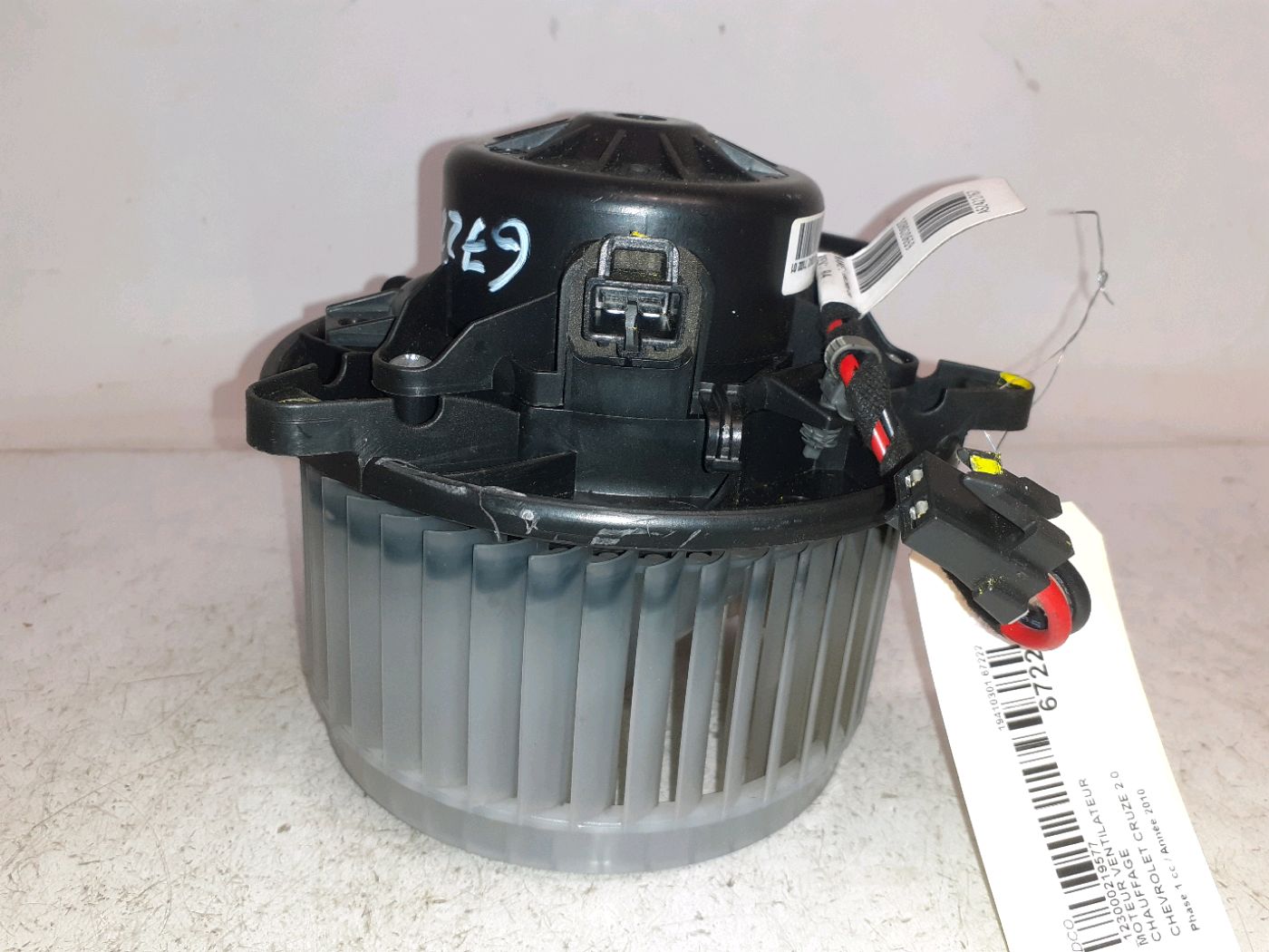 Heater blower motor CHEVROLET CRUZE (J300) 2.0 CDI 9568845 BParts