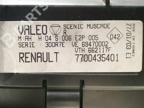 Climate control RENAULT SCÉNIC I MPV (JA0/1_, FA0_)  | BP437955I5 
