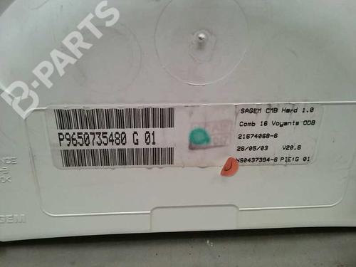 Instrument cluster CITROËN C3 I (FC_, FN_) 1.4 HDi | BP1165170C47 