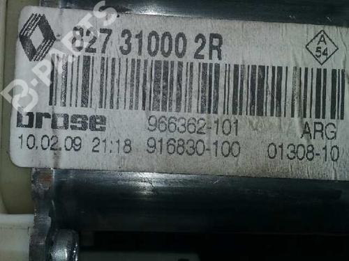 Left rear window motor RENAULT MEGANE III Hatchback (BZ0/1_, B3_) 1.5 dCi | BP436182E23 