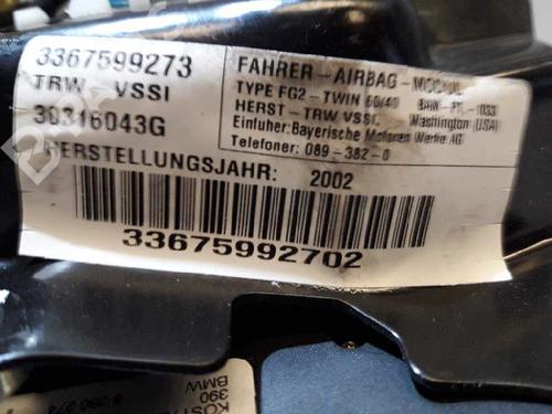 Driver airbag BMW X5 (E53) 3.0 d | BP1662550C9 