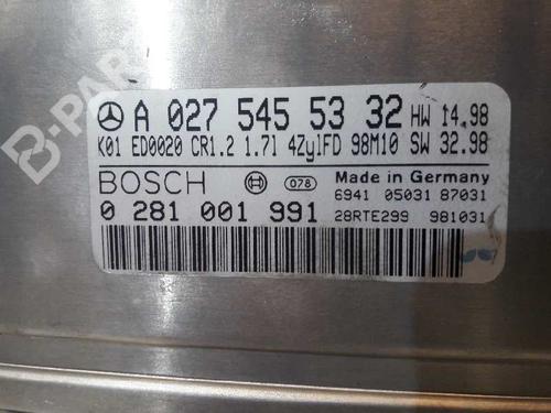 Engine control unit (ECU) MERCEDES-BENZ A-CLASS (W168)  | BP3262288M57 