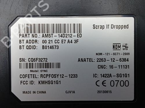 Elektronische module FORD FIESTA VI (CB1, CCN) 1.0 EcoBoost | BP29592460M83 