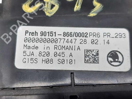 Climate control SKODA RAPID Spaceback (NH1) 1.6 TDI | BP20681457I5 