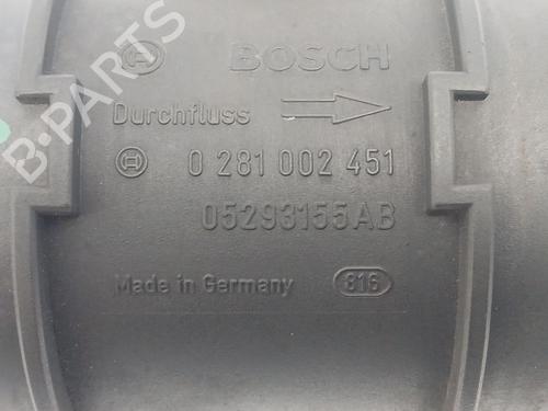 Mass air flow sensor CHRYSLER VOYAGER IV (RG, RS) 2.5 CRD | BP28350053M95 