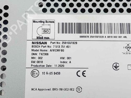 Radio NISSAN MICRA V (K14)  | BP17002041E6 