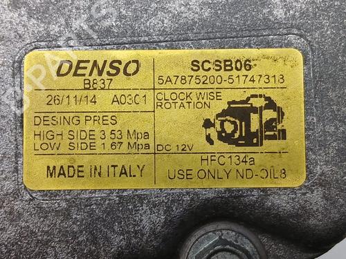 AC compressor FIAT PANDA (312_, 319_) 1.2 (312PXA1A) | BP31852695M34