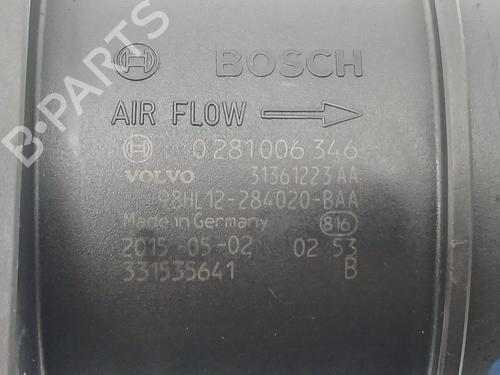 Mass air flow sensor VOLVO V60 I Cross Country (157) D4 Polestar AWD | BP28046521M95