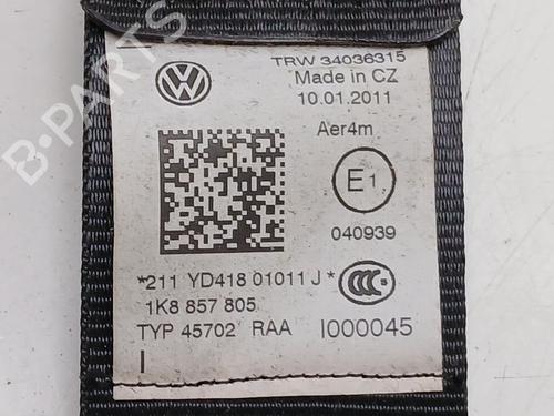 Rear left seatbelt VW SCIROCCO III (137, 138) 2.0 TDI | BP27358358I29