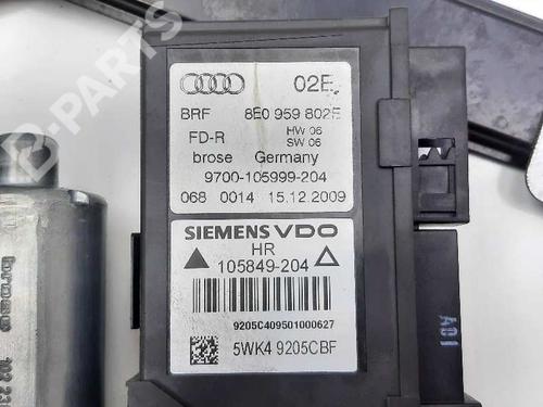 Rear right window mechanism SEAT EXEO (3R2) 2.0 TDI | BP9503093C25 