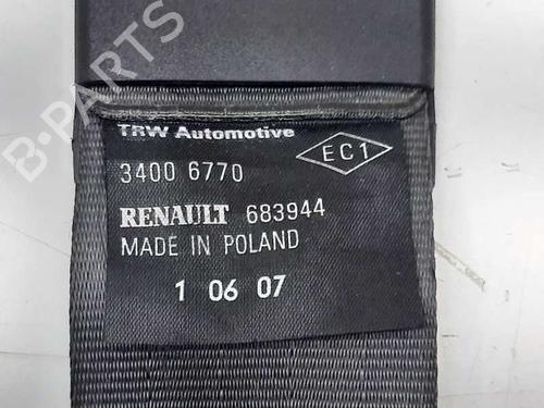 Rear center seatbelt RENAULT CLIO III (BR0/1, CR0/1)  | BP20681267I27 