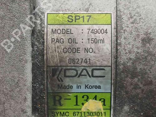 AC compressor SSANGYONG KORANDO (CK) 2.0 e-XDi | BP36355961M34 - Image 2