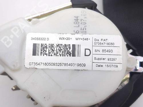 Rear right seatbelt LANCIA DELTA III (844_) 1.6 D Multijet (844.AXC11, 844.AXC1A) | BP20678611I28 