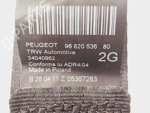 Rear left seatbelt PEUGEOT 5008 (0U_, 0E_) 1.6 HDi | BP15227672I29 