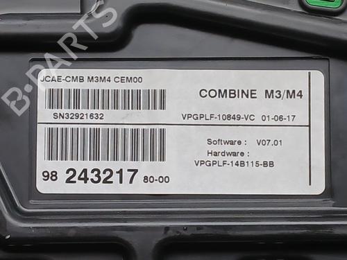 Instrument cluster CITROËN C-ELYSEE (DD_) 1.2 VTi 82 | BP34557630C47 - Image 4