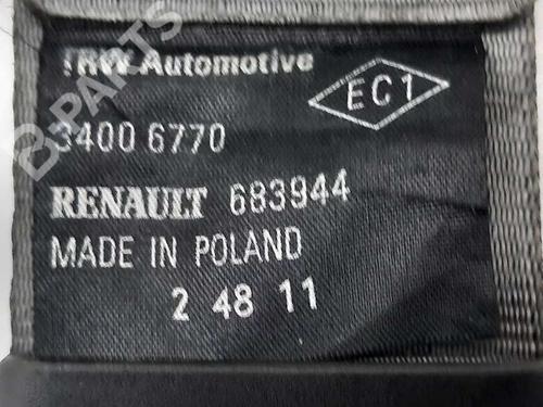 Rear center seatbelt RENAULT CLIO III (BR0/1, CR0/1)  | BP11949589I27 