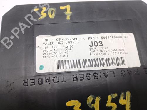 Fuse box PEUGEOT 307 (3A/C) 2.0 HDi 135 | BP29592431E1 