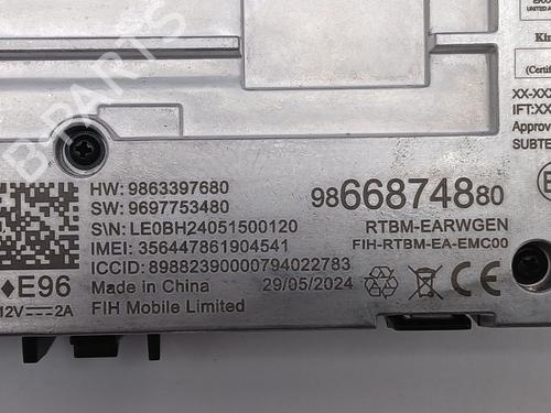 Electronic module CITROËN BERLINGO Box Body/MPV (K9) 1.5 BlueHDi 100 | BP33619375M83 - Image 5