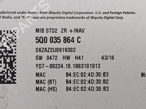 Modulo electronico SKODA SUPERB III (3V3) 2.0 TDI | BP29886224M83