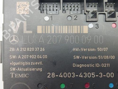 Electronic module MERCEDES-BENZ E-CLASS Coupe (C207) E 250 CGI (207.347) | BP21771243M83 