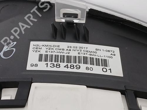 Instrument cluster PEUGEOT 208 I (CA_, CC_) 1.6 BlueHDi 100 | BP24225693C47 