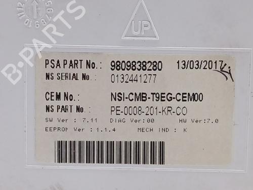 Instrument cluster PEUGEOT 308 II (LB_, LP_, LW_, LH_, L3_) 1.2 THP 130 | BP29635040C47
