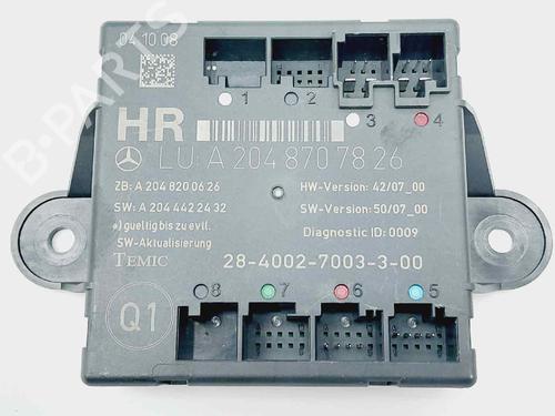 Used Electronic module Electronic module MERCEDES-BENZ C-CLASS (W204) [2007-2015] 15839741 15839741