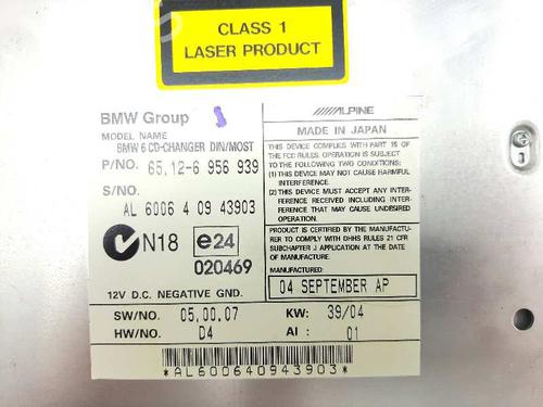 Radio BMW 5 (E60) 525 d | BP20679457E6 