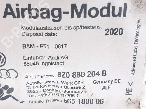 Passasjer kollisjonspute AUDI A2 (8Z0)  | BP12489899C10 