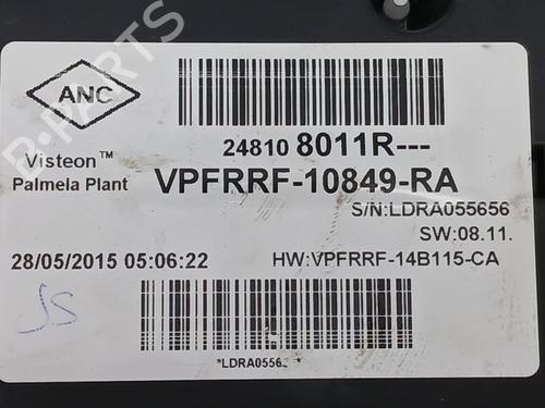 Instrument cluster RENAULT CAPTUR I (J5_, H5_) 1.5 dCi 90 (J5N4, J5M5, J5MW, J5M6, J5AL, J5AJ) | BP30154080C47