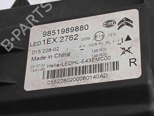 Right headlight CITROËN C5 X (ND_, NC_) Hybrid 180 (NDDGYP) | BP38465004C29 - Image 9