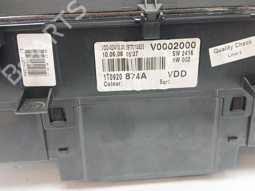 Instrument cluster VW TOURAN (1T1, 1T2) 2.0 TDI 16V | BP28131996C47 