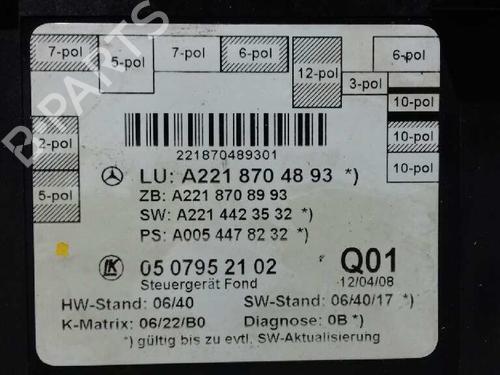 Control unit MERCEDES-BENZ S-CLASS (W221, V221)  | BP1026687M11 