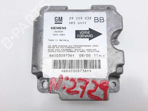 Used ECU airbags ECU airbags OPEL COMBO Box Body/MPV (71_) 1.4 (60 hp) 20678527 20678527