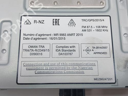 Radio RENAULT MEGANE IV Hatchback (B9A/M/N_) 1.2 TCe 130 (B9MR) | BP35992669E6  - Image 8