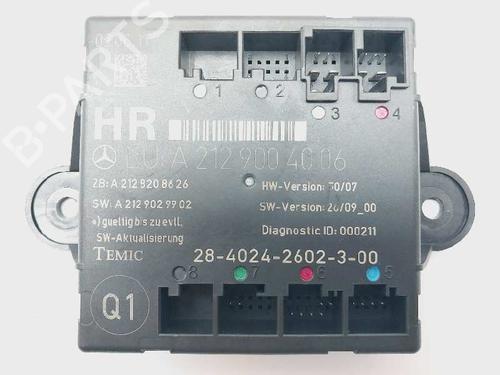 Used Electronic module Electronic module MERCEDES-BENZ C-CLASS T-Model (S204) C 250 CDI (204.203) (204 hp) 20686296 20686296