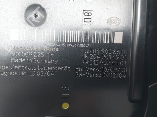Fuse box MERCEDES-BENZ C-CLASS (W204) C 220 CDI (204.008) | BP31925540E1 - Image 4