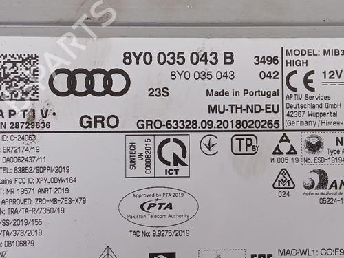 Radio AUDI A3 Sportback (8YA, 8YF) 35 TDI | BP33855383E6 - Image 3