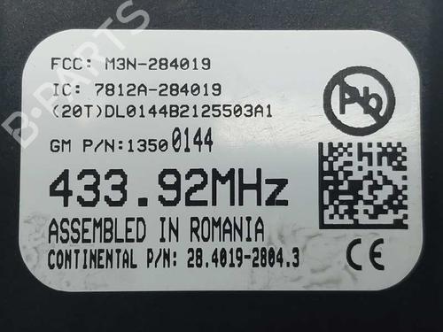 Electronic module OPEL ASTRA J (P10)  | BP20686422M83 