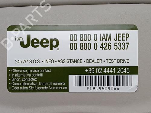 Højre solskærm JEEP CHEROKEE (KL) 2.2 CRD 4x4 | BP27357208I2  - Image 5