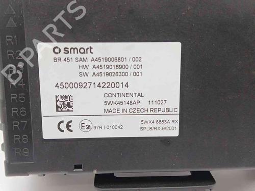 Fuse box SMART FORTWO Coupe (451) 1.0 (451.331, 451.380) | BP40044286E1 - Image 2