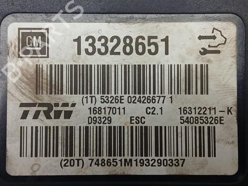 ABS pump OPEL INSIGNIA A Saloon (G09) 2.0 CDTI (69) | BP29885121M43 - Image 5