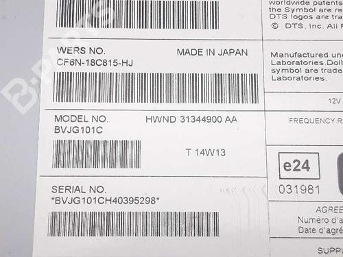 Radio JAGUAR XF I (X250) 2.2 D | BP12104368E6 