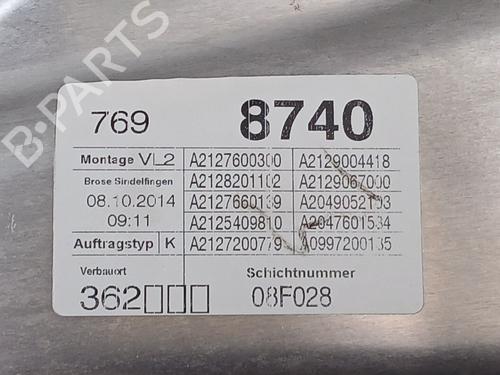Front left window mechanism MERCEDES-BENZ E-CLASS (W212) E 220 CDI / BlueTEC (212.001, 212.002) | BP30361841C22 - Image 3