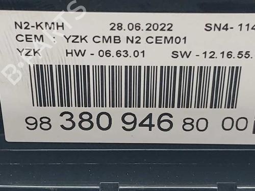 Instrument cluster PEUGEOT PARTNER Box Body/MPV (K9)  | BP17569773C47 