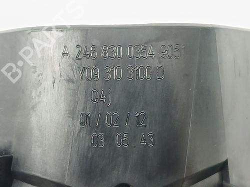 Air vent MERCEDES-BENZ B-CLASS Sports Tourer (W246, W242) B 180 CDI (246.200) | BP26502168I21 